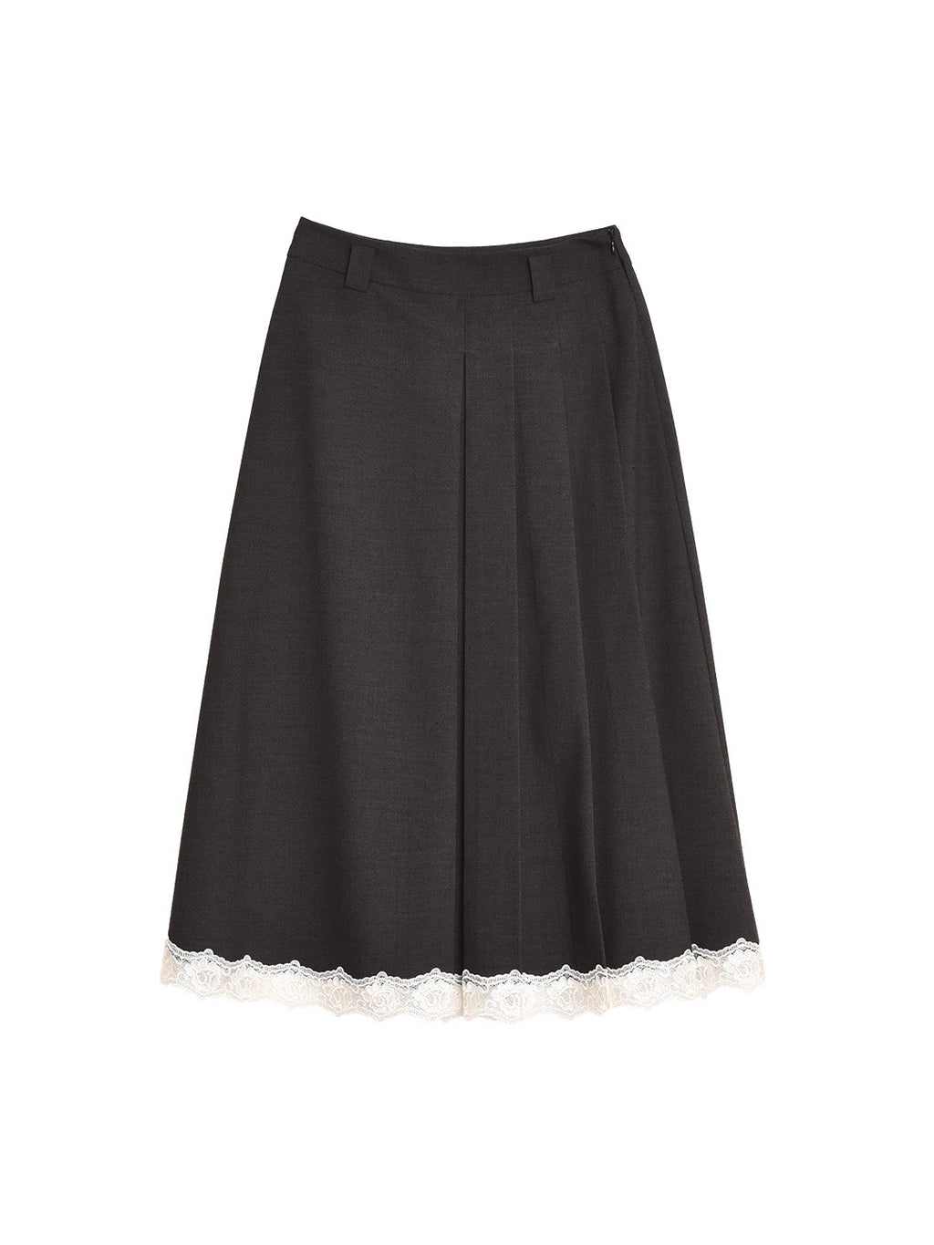 【Final Sale】Saige Pleated Lace A-Line Skirt