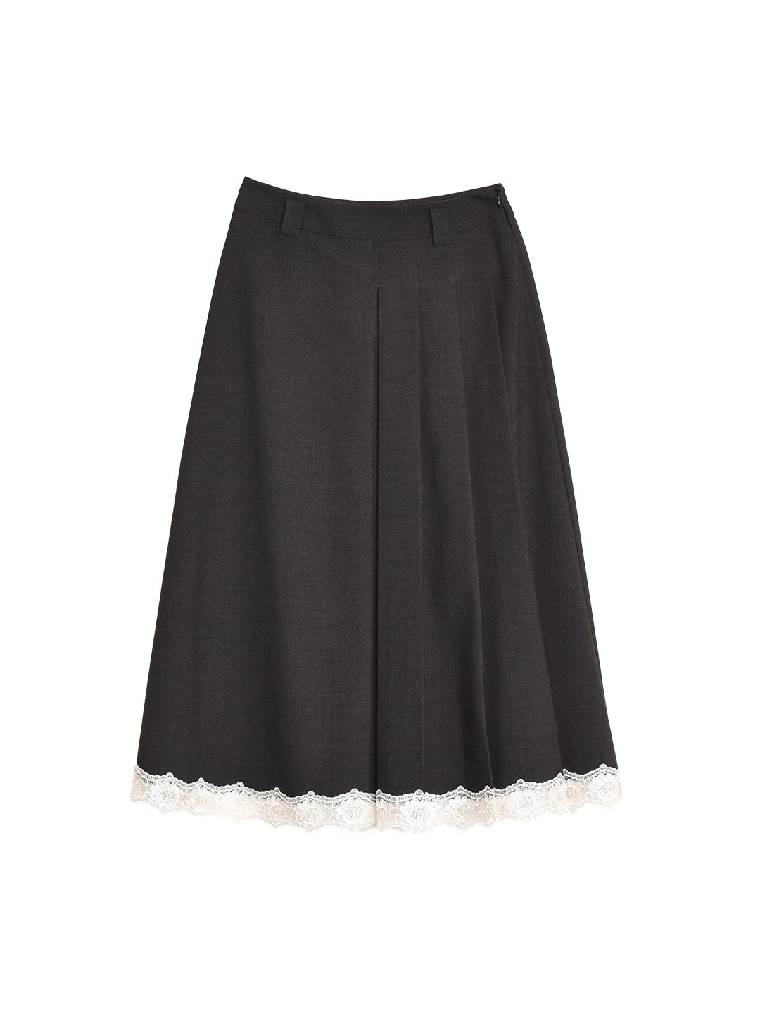【Final Sale】Saige Pleated Lace A-Line Skirt
