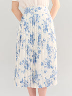 【Final Sale】Kaitlyn Figure Graphic Pleated Skirt