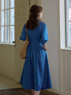 Dolly V-Neck 100% Cotton Dress