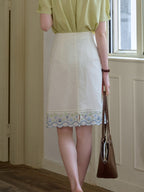 Annie Color Embroidery 100% Cotton Skirt