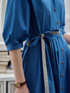 Dolly V-Neck 100% Cotton Dress