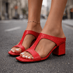 Alira Leather Heels