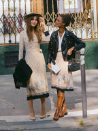 Elizabeth Retro Printed Dress