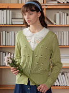 【Flash Sale】Millie Pom Pom Detail Button Front Cardigan