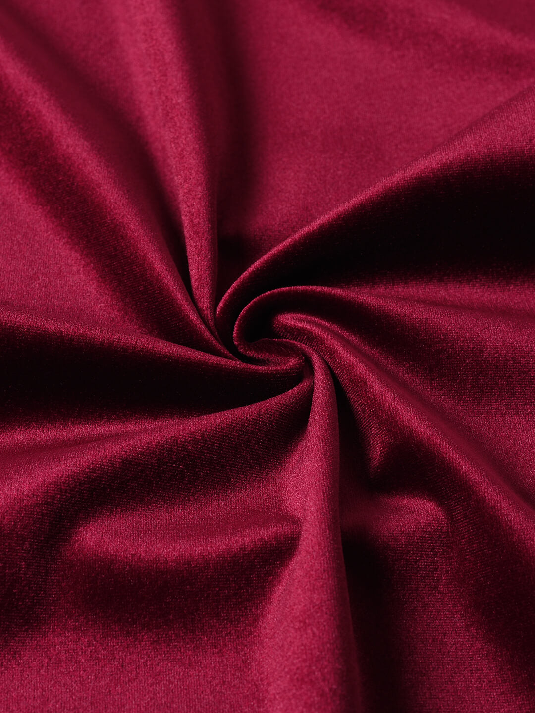 Imani Puff Sleeves Red Midi Velvet Dress