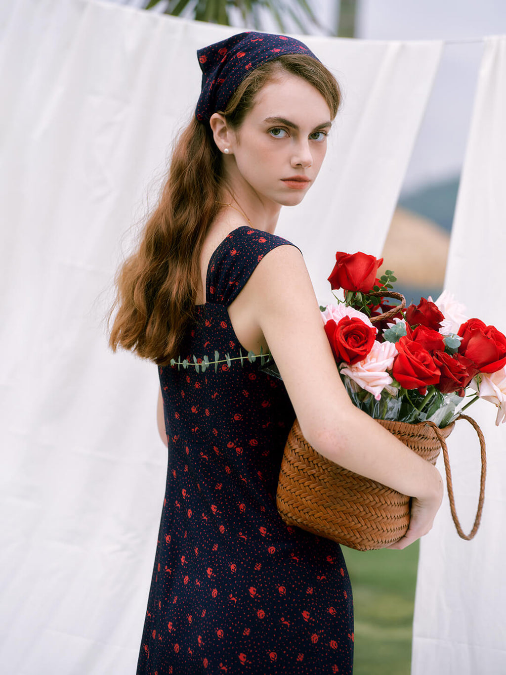 Adriana Waist-skimming French Tank Dress