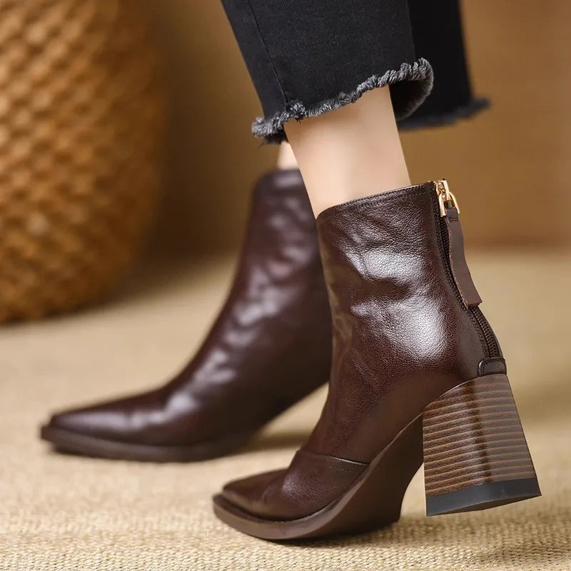 Noemi Leather Boots