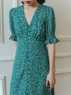Kora Floral Printed Maxi Dress