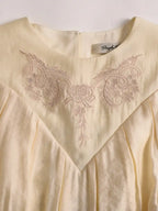 Rosie Round Neck Embroidery Dress