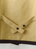 Catherine Yellow Tweed Jacket