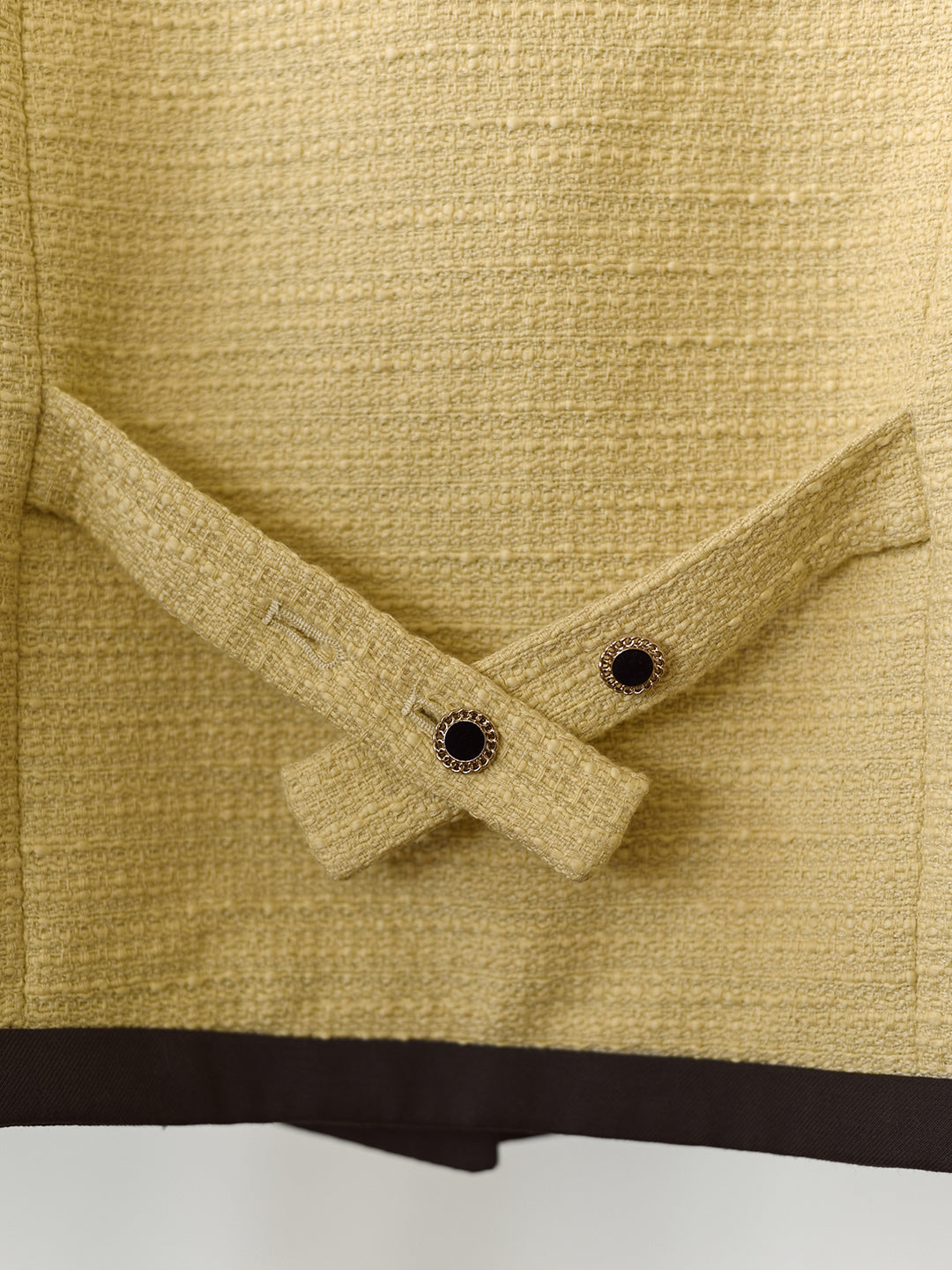 Catherine Yellow Tweed Jacket