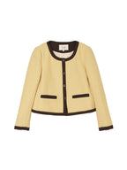 Catherine Yellow Tweed Jacket
