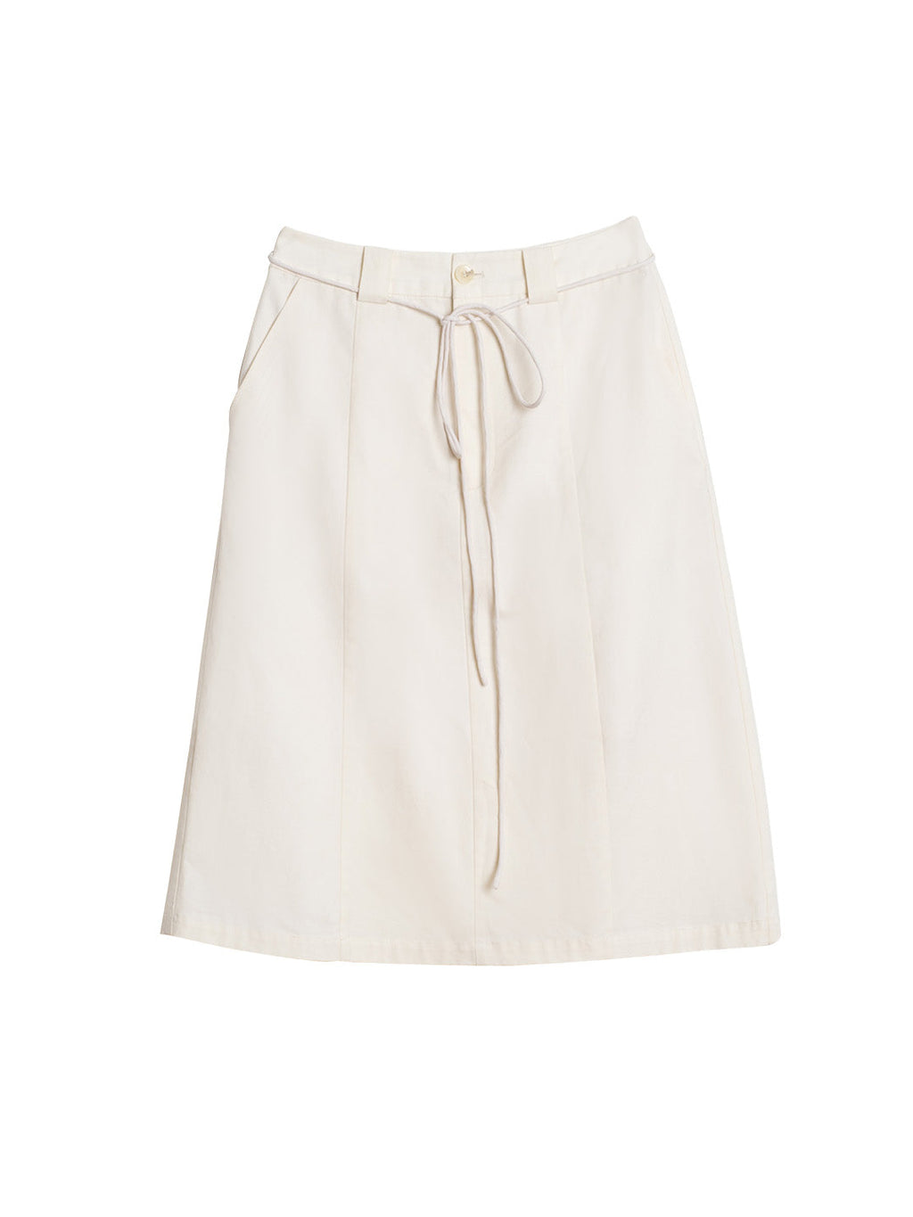 【Final Sale】Kinslee Micro A Line Slit Tie Skirt