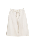 【Final Sale】Kinslee Micro A Line Slit Tie Skirt