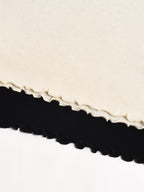 Amanda Ruffle Collar 100% Wool Sweater