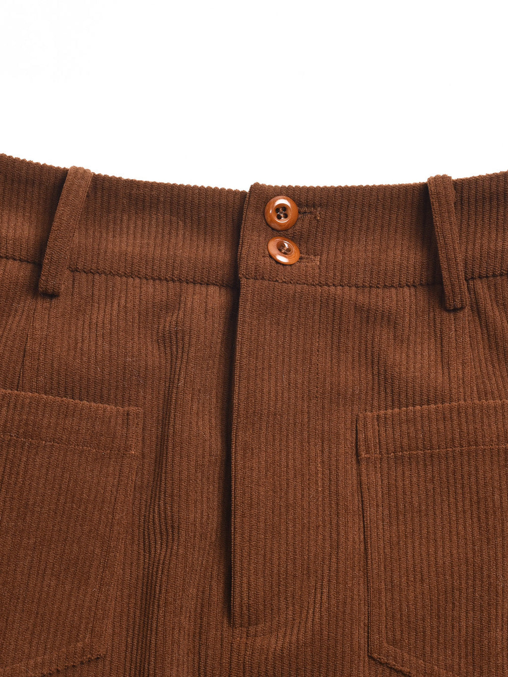 Amalia Knee-Length Corduroy Skirt