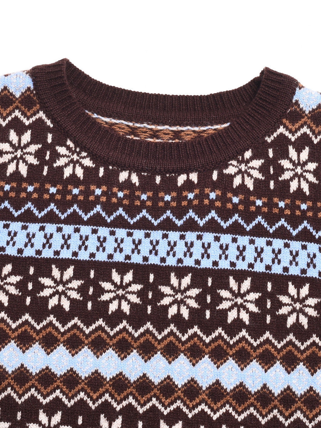 Iyla Round Neck Fair Isle Knitwear Vest
