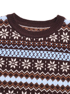 Iyla Round Neck Fair Isle Knitwear Vest