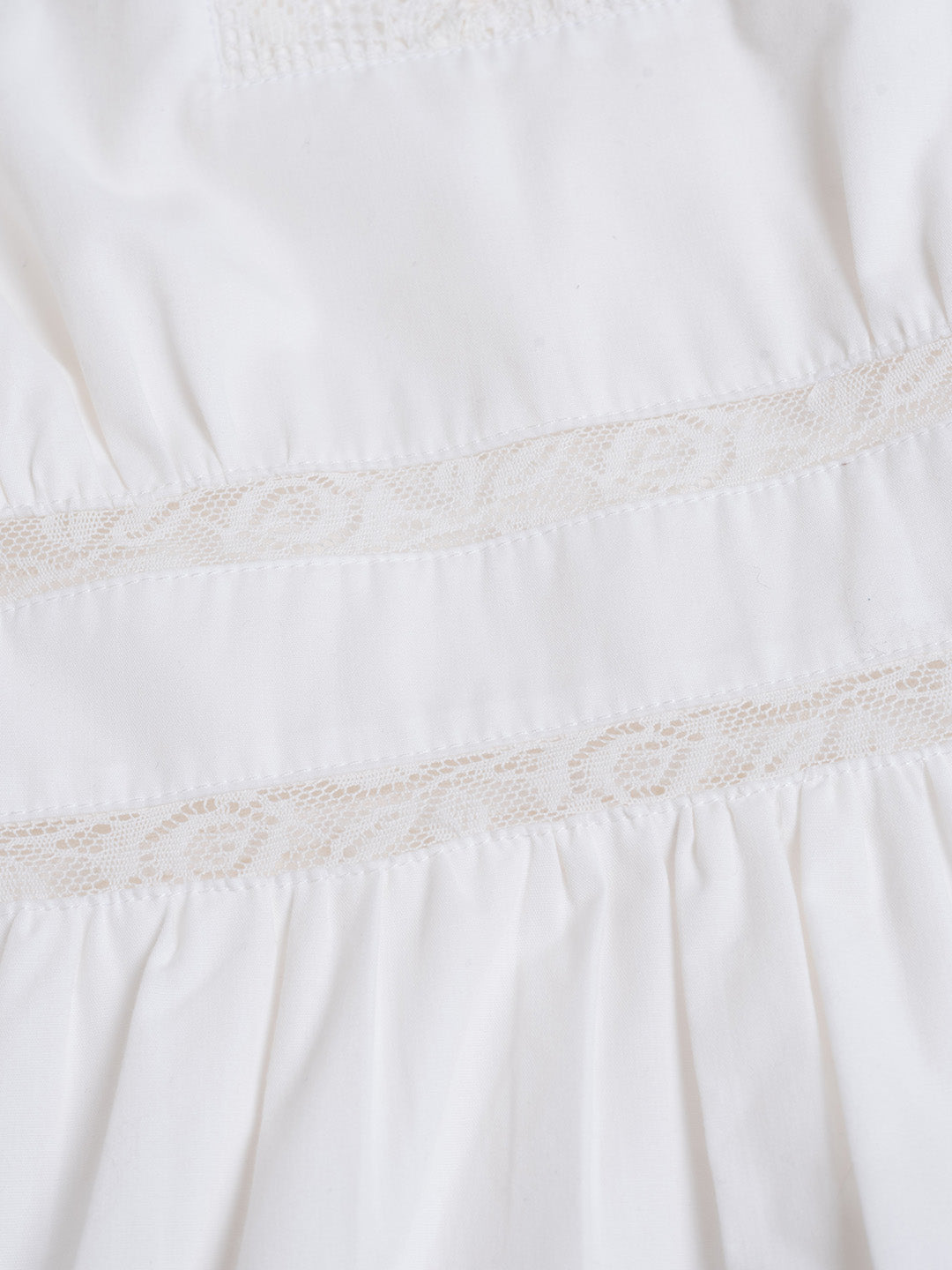 【Final Sale】Alaiya Lace Paneled Hollow Puff Sleeve Dress