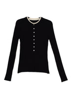 【Final Sale】Daisy Round Neck 100% Wool Sweater