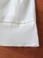 Lucille Victorian Long Sleeve White Dress