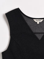 Emmie V-Neck Wool Sleeveless Dress