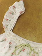 【Final Sale】Monica Square Neck Floral Dress