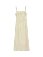 Laura Lace Square Neck Bow Sling Dress