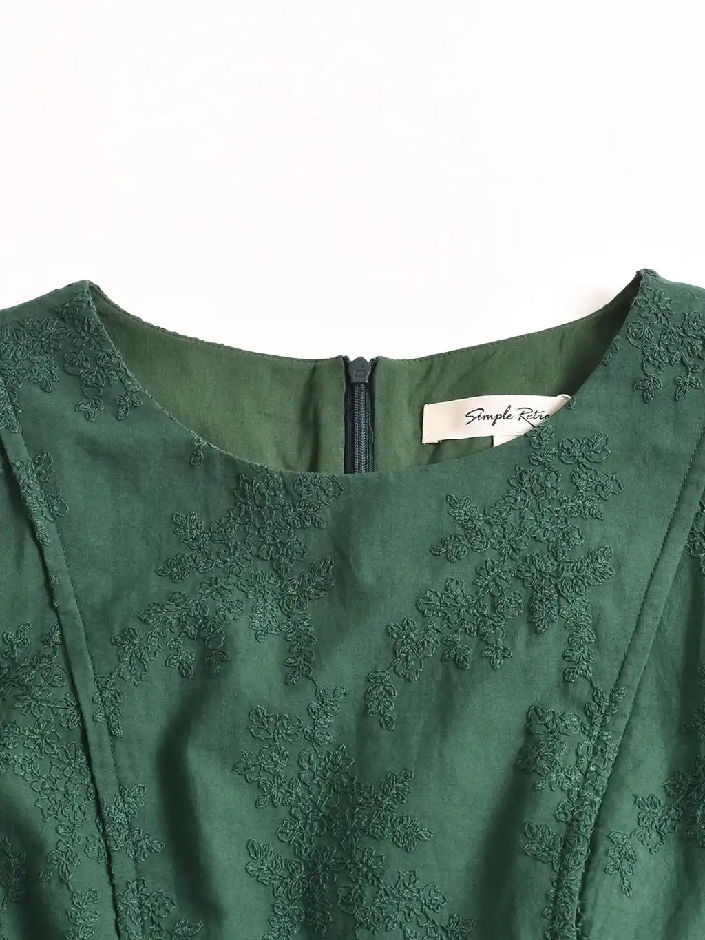 Laylani Round Neck 100% Cotton Dress
