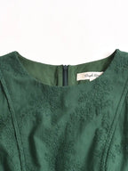 Laylani Round Neck 100% Cotton Dress