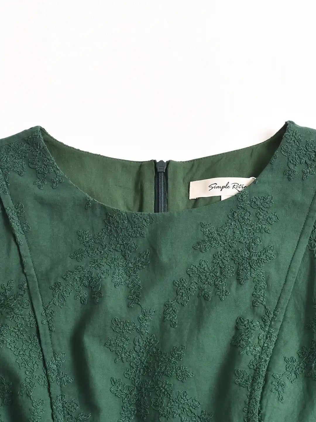 Laylani Round Neck 100% Cotton Dress