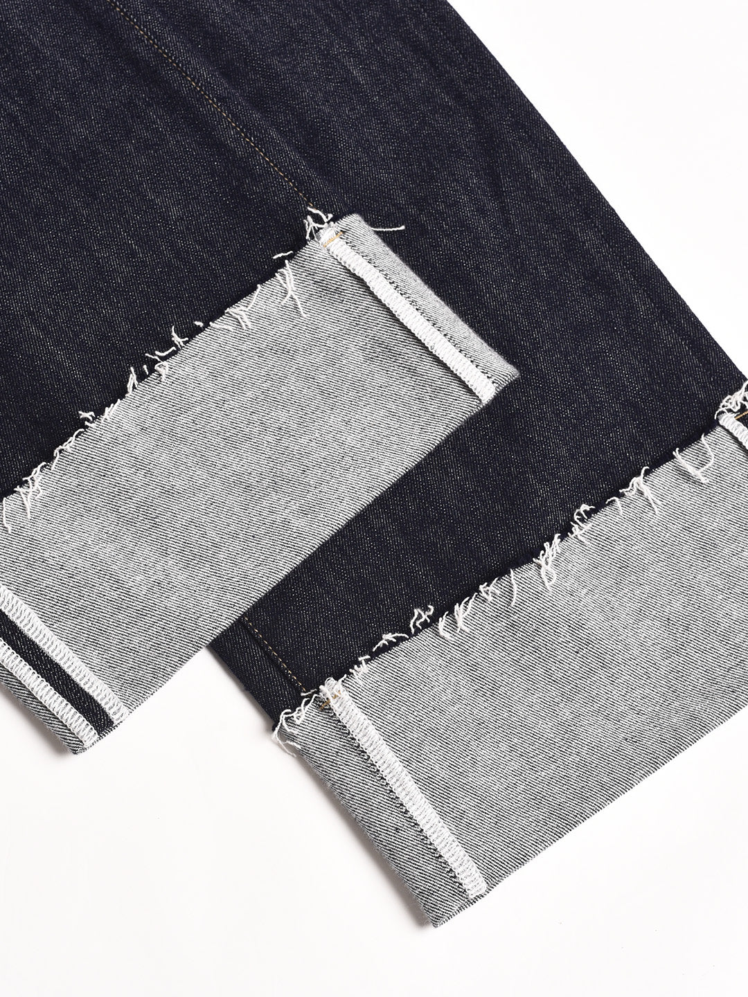 Aspen Straight-leg Cuffed Cotton Jeans