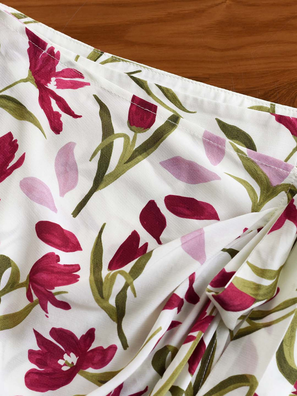 Milan Romantic Tulip print Tea skirt
