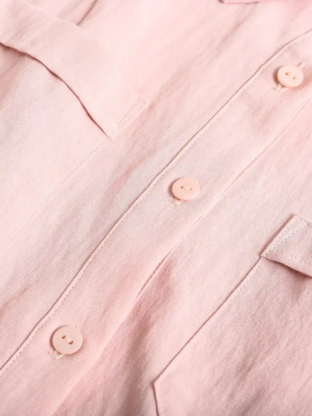 Kamiyah Lapel Button Dress