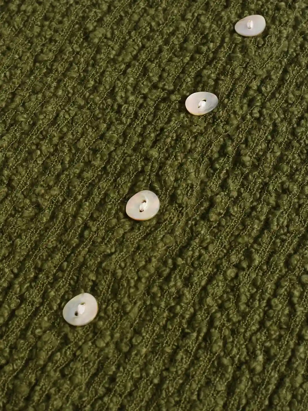 Magdalena Round Neck Cotton Cardigan