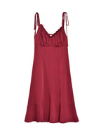 【Final Sale】Jennifer Ruffled V-neck Slip Dress