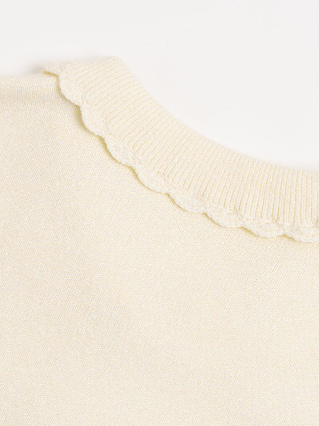 【Final Sale】Grace Floral Embroidered Apricot Knit Cardigan