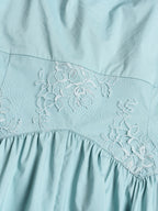 【Final Sale】Saylor Lace Cotton Sleeveless Dress