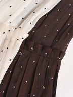 Braelyn Pleated Dots Skirt