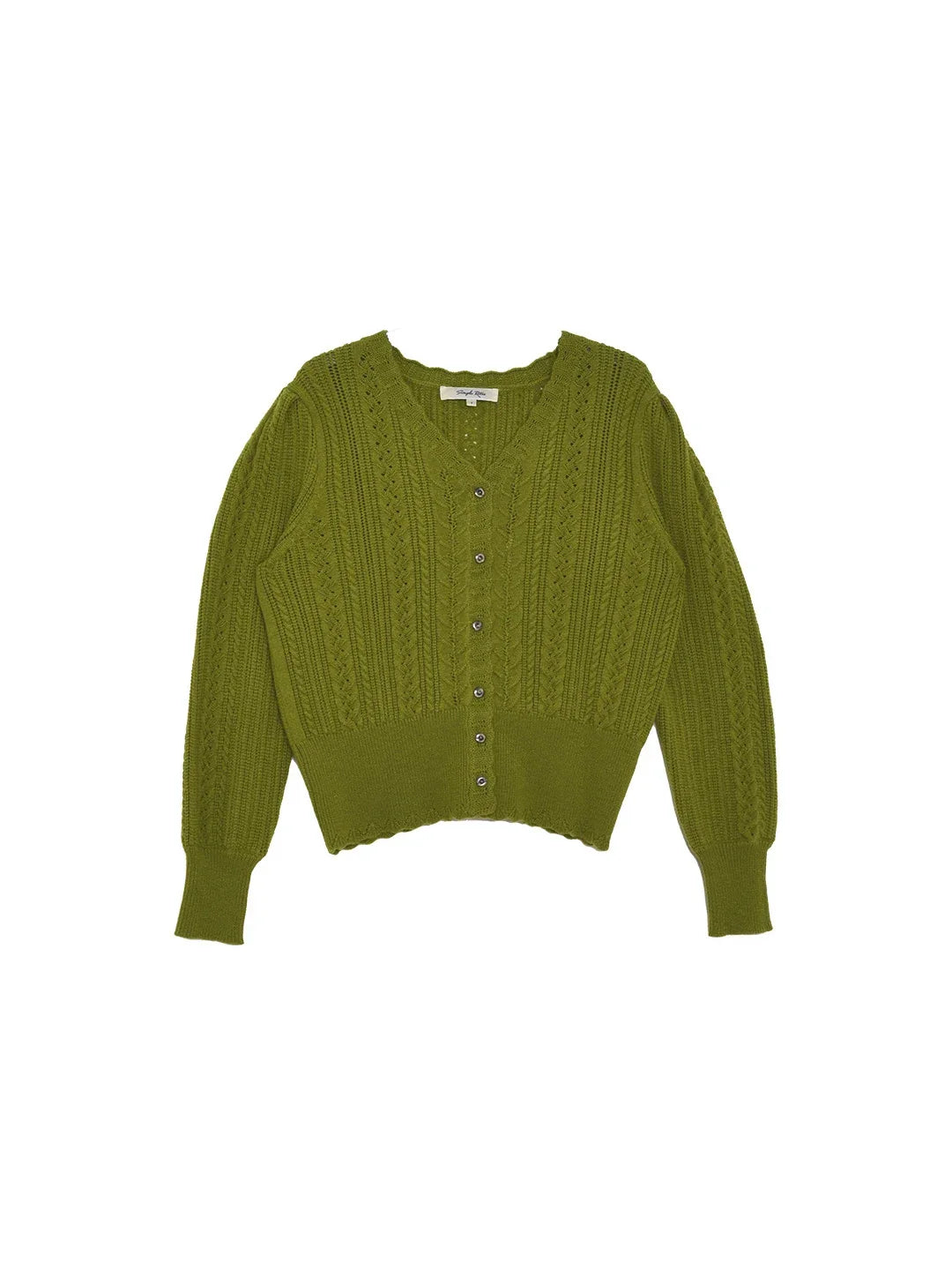 Livia V-Neck Hollow Cardigan