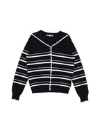 Stormi V-Neck Stripe Cardigan
