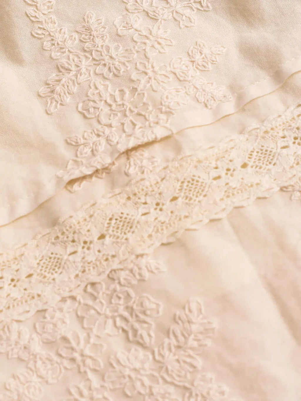 Rosalina V-Neck Embroidery Cotton Dress